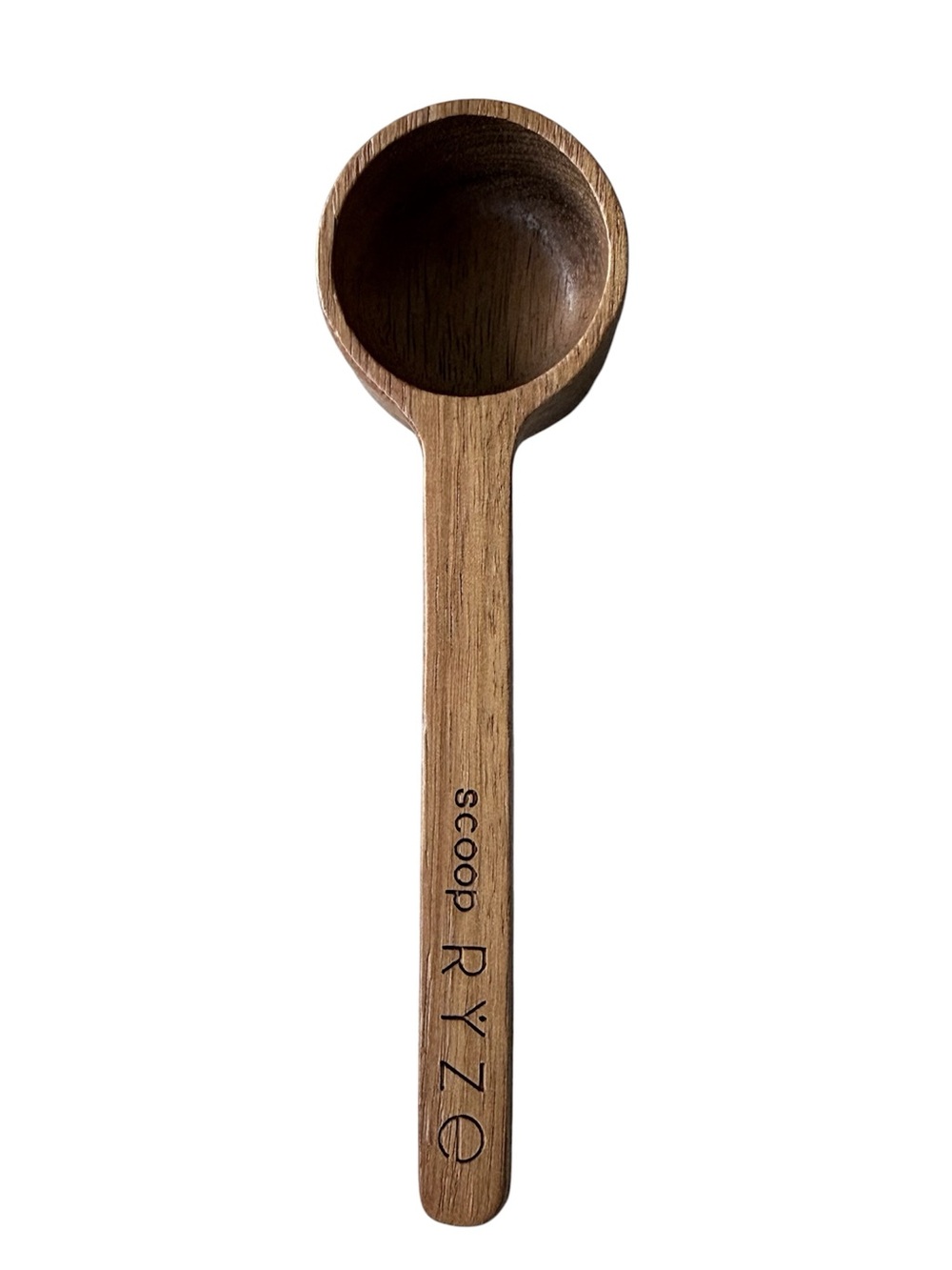 RYZO Engraved Wooden Canister with Scoop - Warm Brown (G179) - Picture 3 of 12